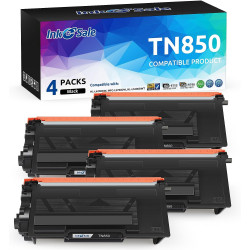 4 Packs Compatible Brother TN850 Black High Yield Toner Cartridge